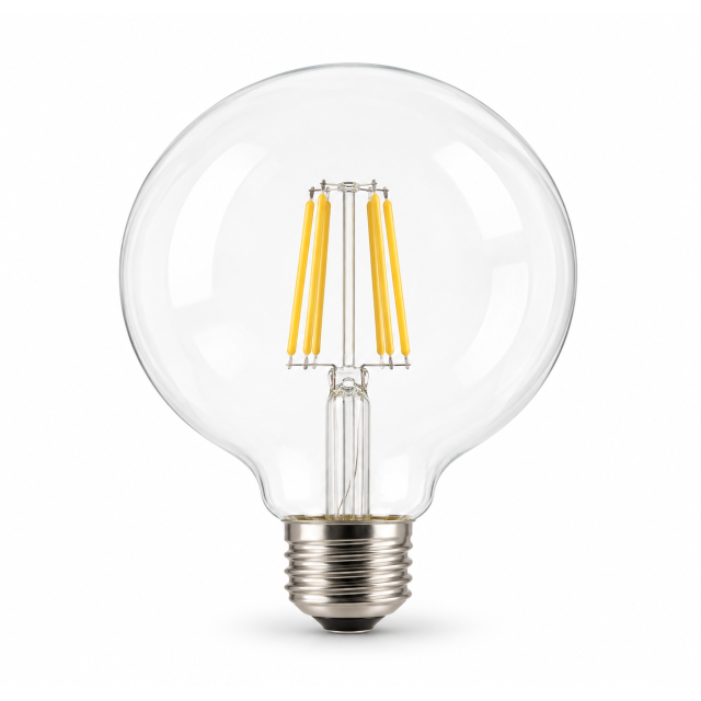 Dekoratyvinė LED lemputė G125, E27, 8 W, 3000 K
