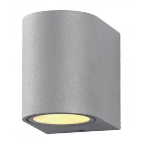 Lauko, fasado, sieninis šviestuvas, sidabro, GU10, max 35W, IP54