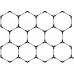 LED korys (hexagon), 11HEX, 385W, šalta balta šviesa komplektas