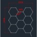 LED korys (hexagon), 8HEX, 280W, šalta balta šviesa komplektas