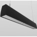 LED linijinis šviestuvas „Optonica 16776“, 38 W, 3CCT, juodas, su koriniu reflektoriumi
