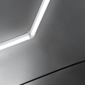 LED šviestuvas „Korys“ (hexagon) , baltas, 42 W, CCT