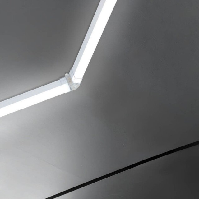 LED šviestuvas „Korys“ (hexagon) , baltas, 42 W, CCT
